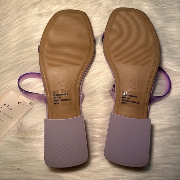 NWT A New Day Lavender Annie Memory Foam Slide Sandals Size 8.5 - Picture 7 of 9